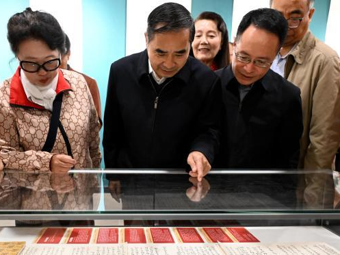 纪念吴石烈士专题书画展福州开展 公开展出吴石遗书高清复制件